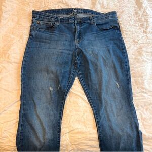 GAP FACTORY Skinny jeans with light distressing